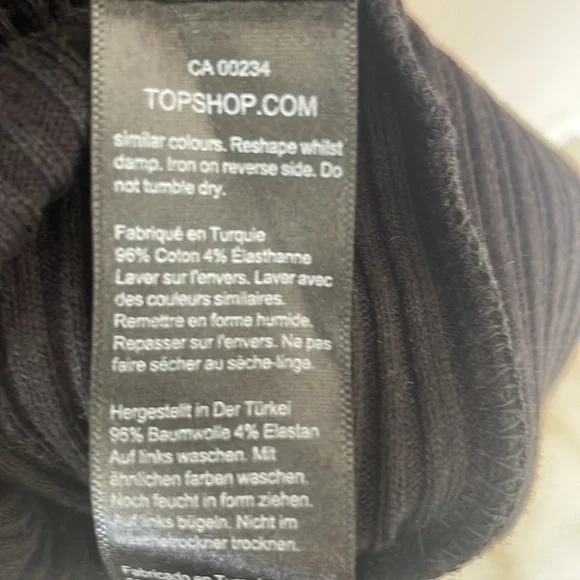 Top Shop Ribbed Midi Dress - Picture 9 of 9